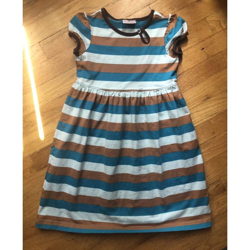 Hanna Andersson Size 110 5 Striped Dress